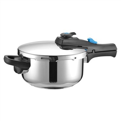 Stalen snelkookpan van 6 liter