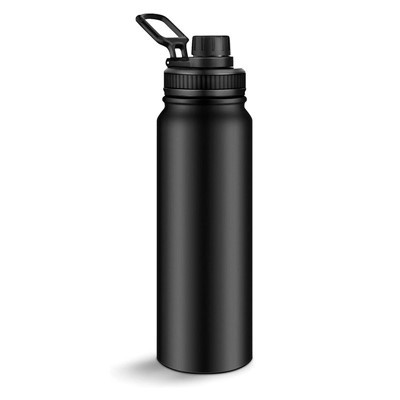 Plastic beker met roestvrijstalen behuizing